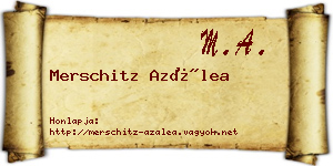 Merschitz Azálea névjegykártya